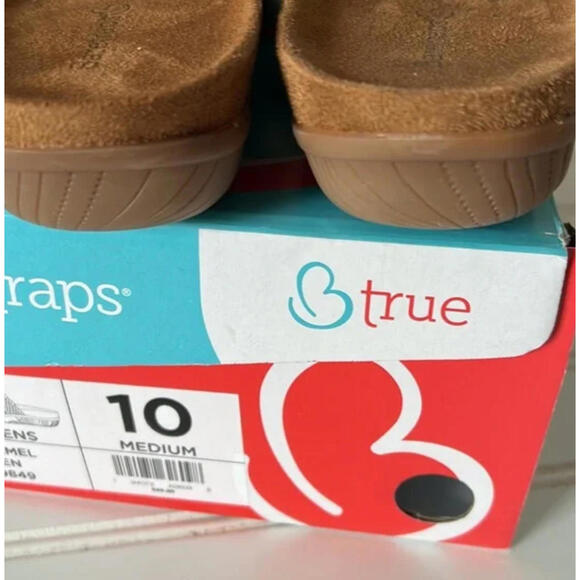 Baretraps Jaiden Sandals NIB 10 Caramel Brown  Strappy Slip On - Picture 3 of 5